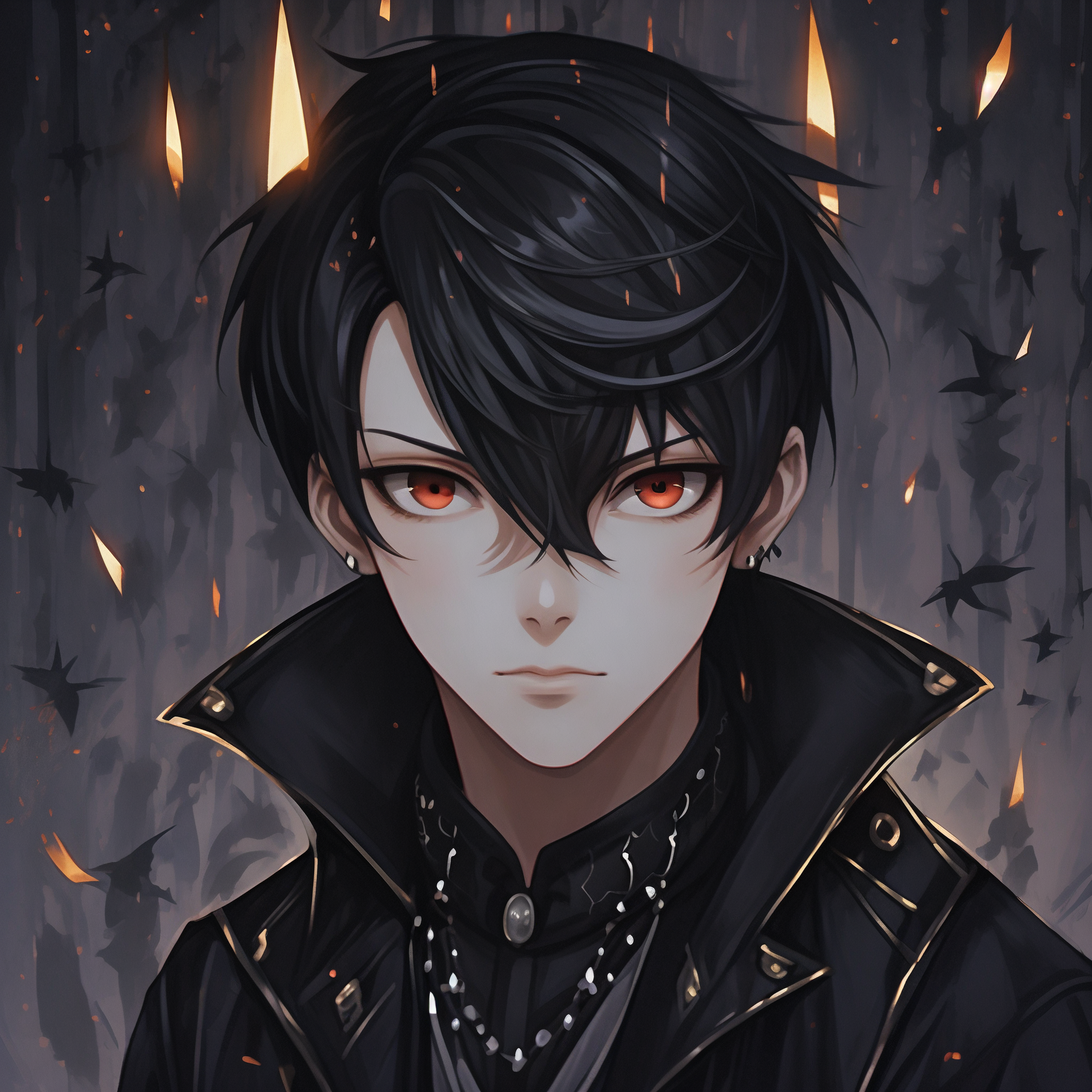 黑暗系冷酷男生头像94 每个男生都有自己的冷酷一面,黑暗系头像更能