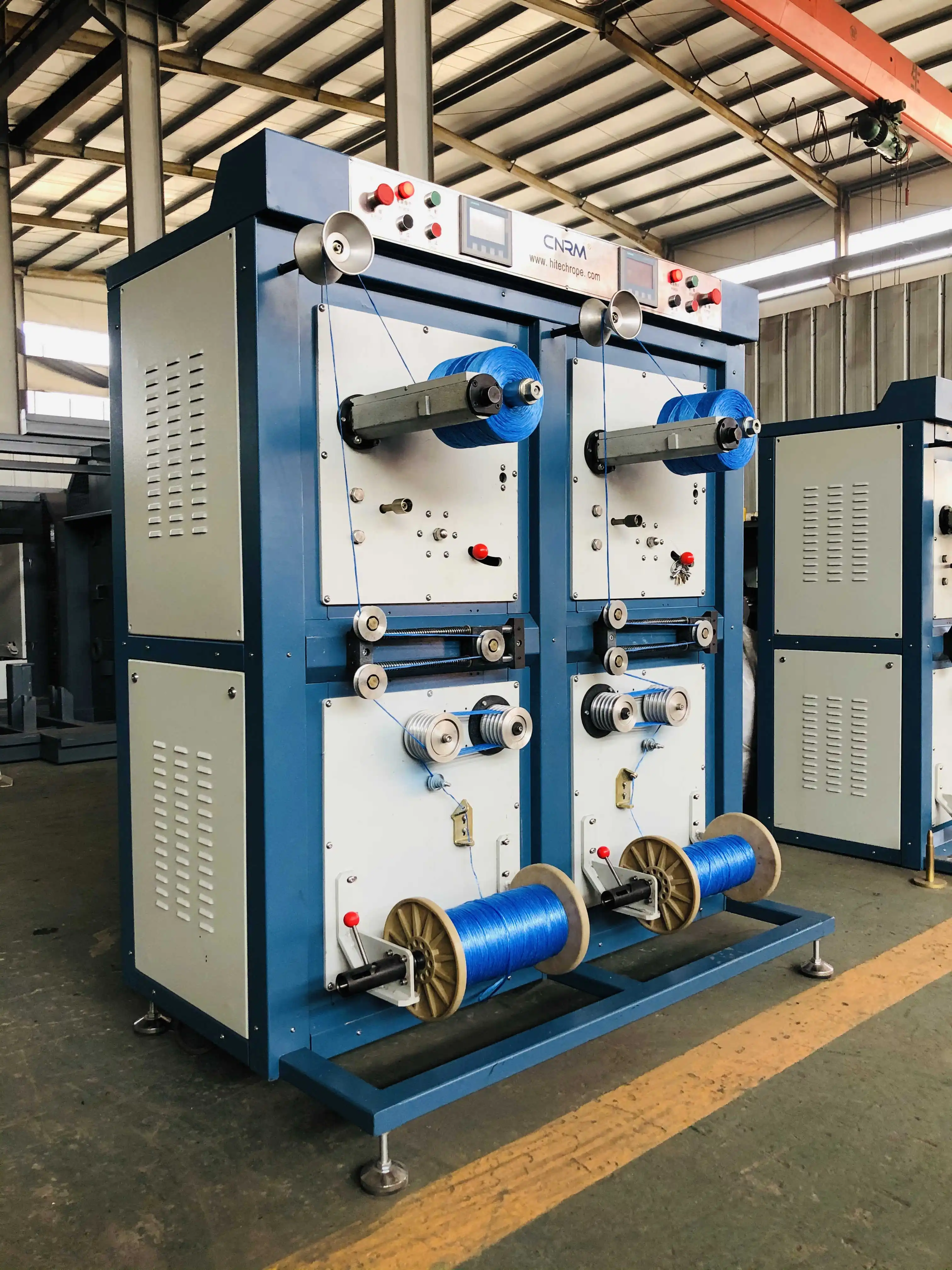 pp酒椰叶纤维纱线打捆机捆绳复丝纱线卷筒绕线机缠绕捻线机