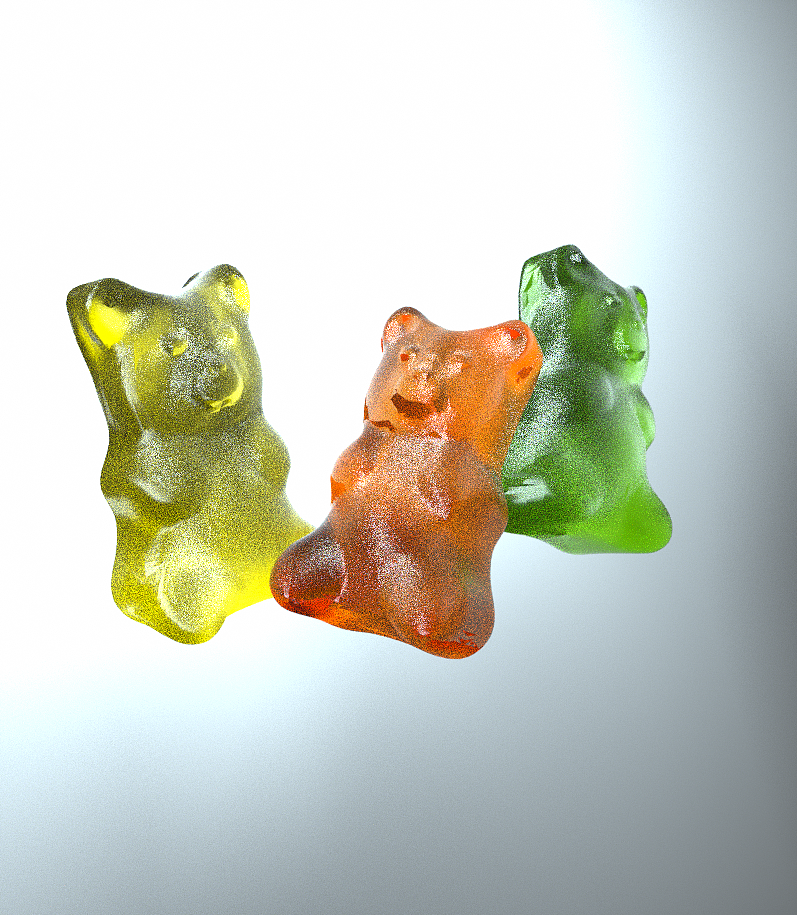 render-realistically-gummy bear