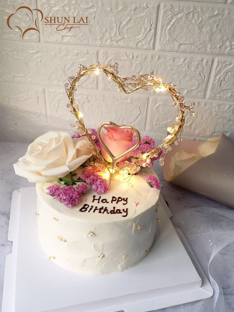 生日蛋糕母亲节网红女神玫瑰鲜花动物奶油广州同城新鲜生日蛋糕