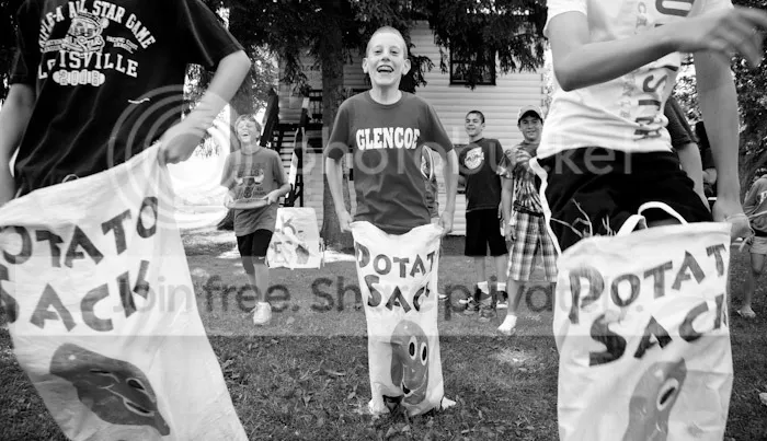 potato sack race