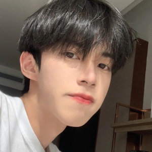 假发男韩版帅气男士学生日常蓬松齐碎斜刘海自然男生逼真全头套式