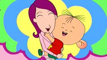 大耳朵图图:妈妈抱着图图高兴的!