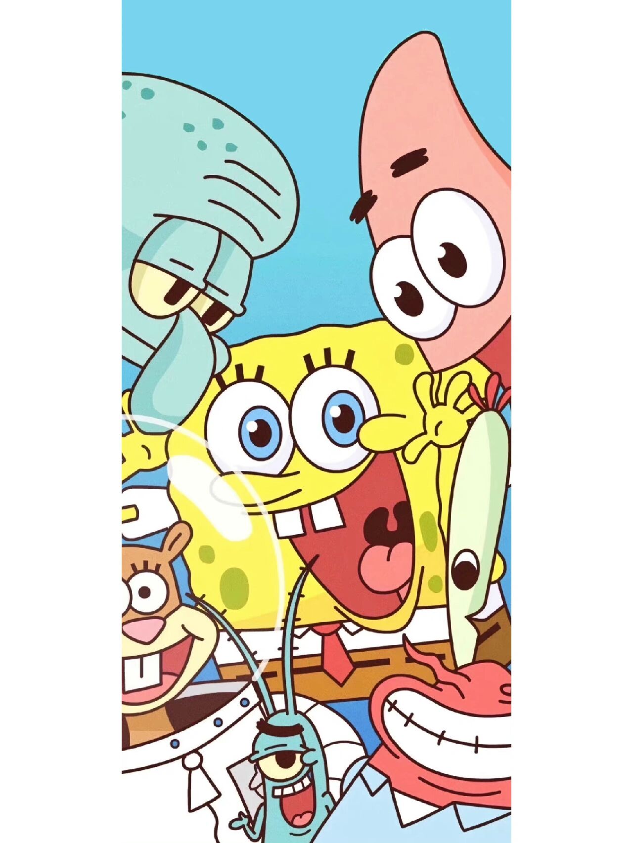 海绵宝宝|高清全屏壁纸 图片来自网络,可以自行寻找!