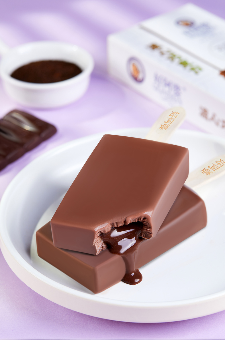 15支好阿婆流心巧克力雪糕80g 醇正鲜奶冰淇淋冷饮 高端新品展志曼智
