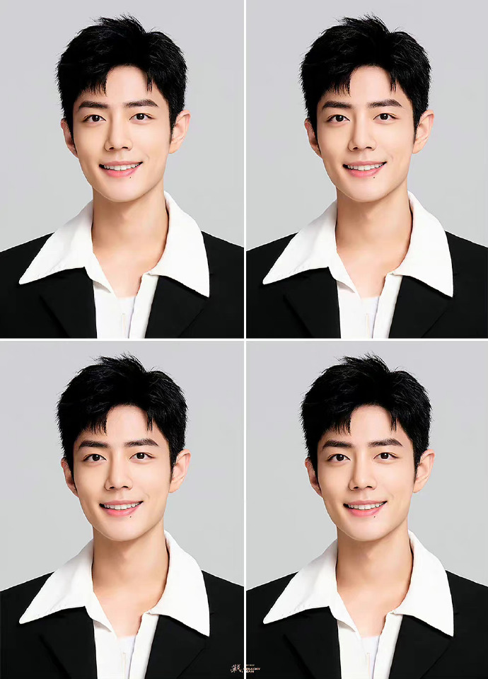 肖战#最近存的一些证件照,真帅气