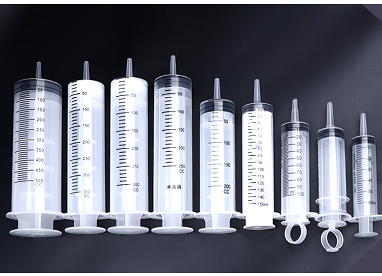 一次性塑料注射器大号超大容量针管流食助推喂食器针筒抽墨水机油50