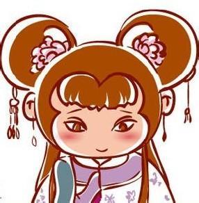 紫薇卡通头像卍假装开心的小孩