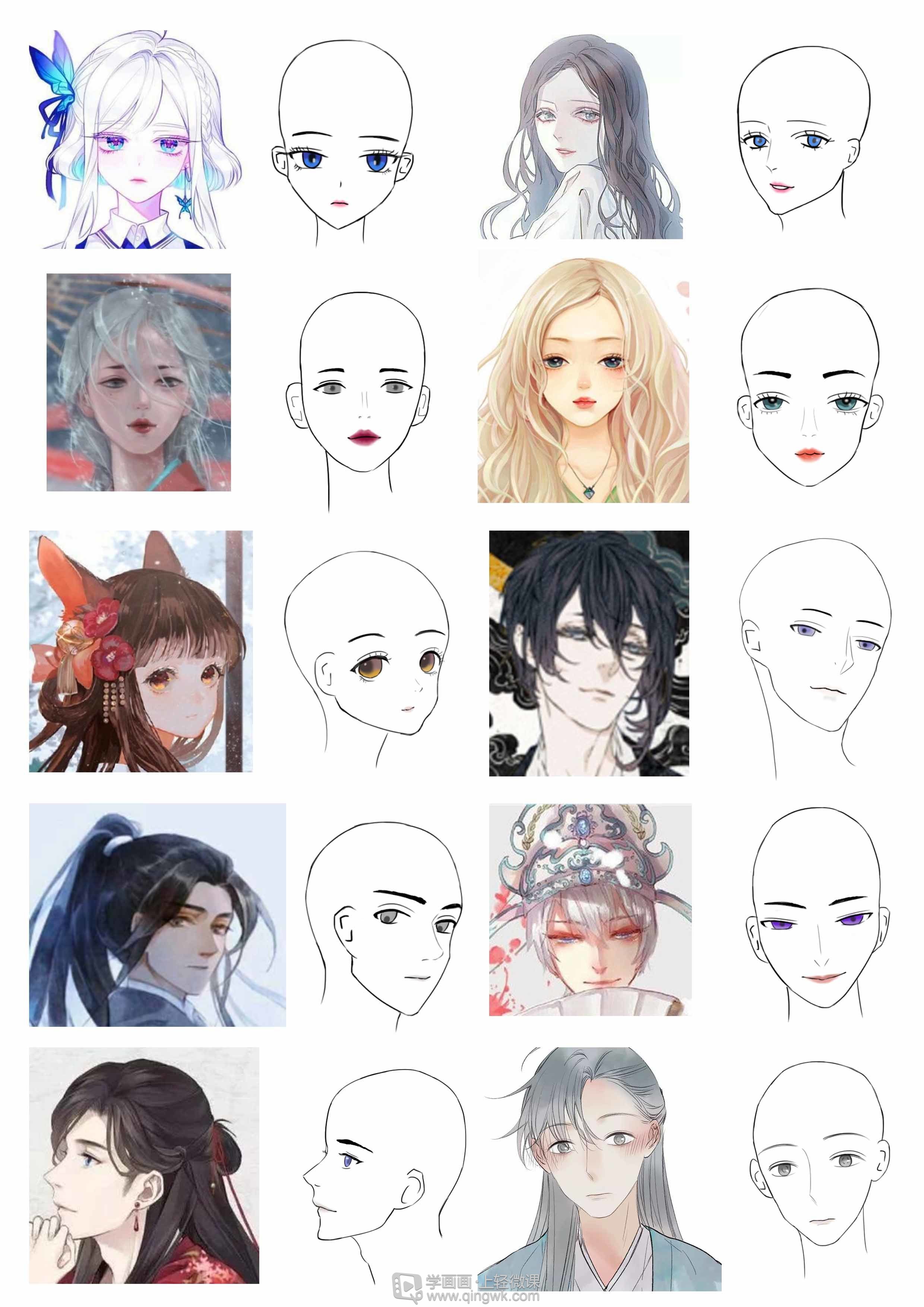 《古风插画嘴巴的基本画法》by wong_ci