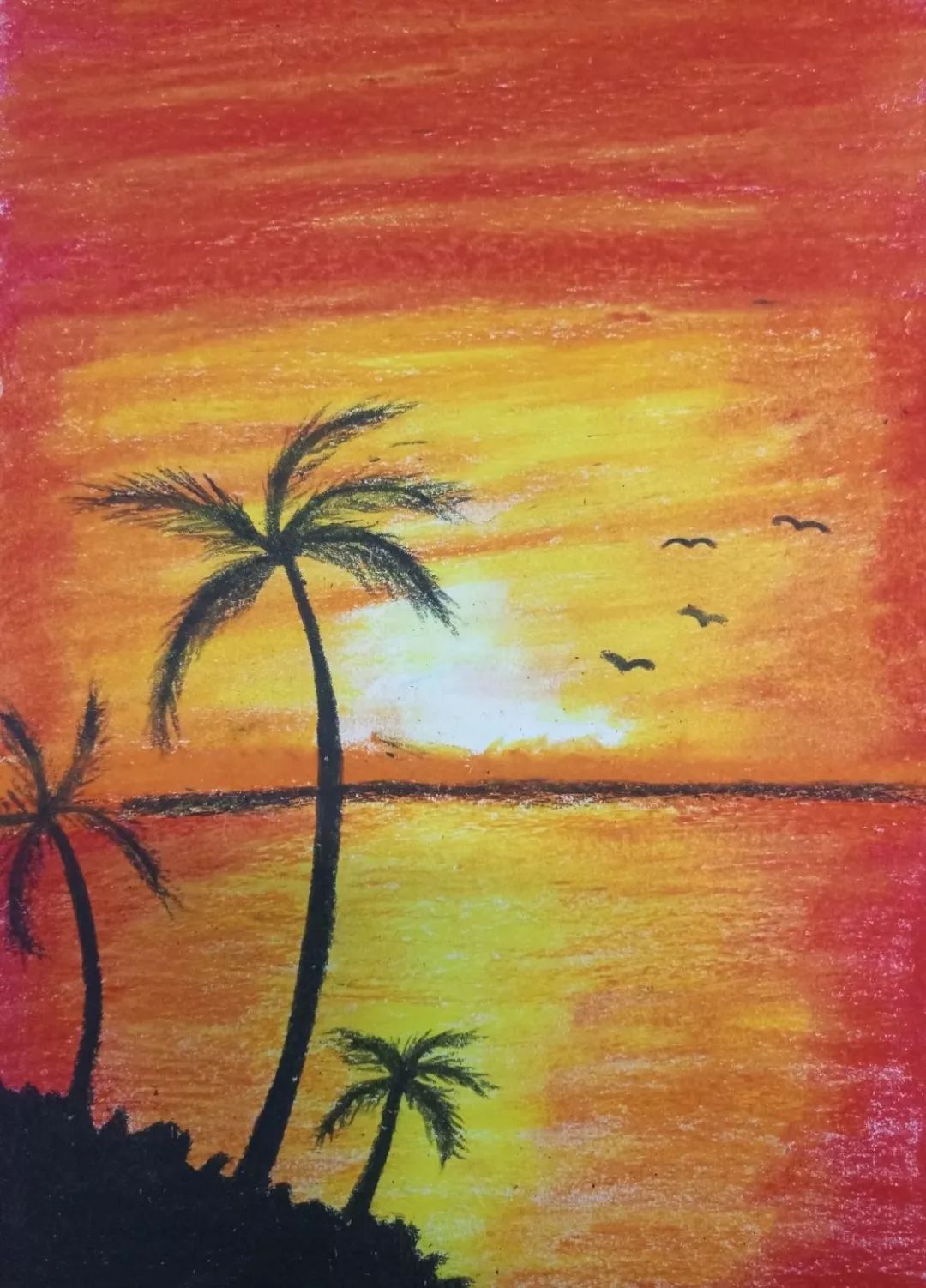 学生作品风景画