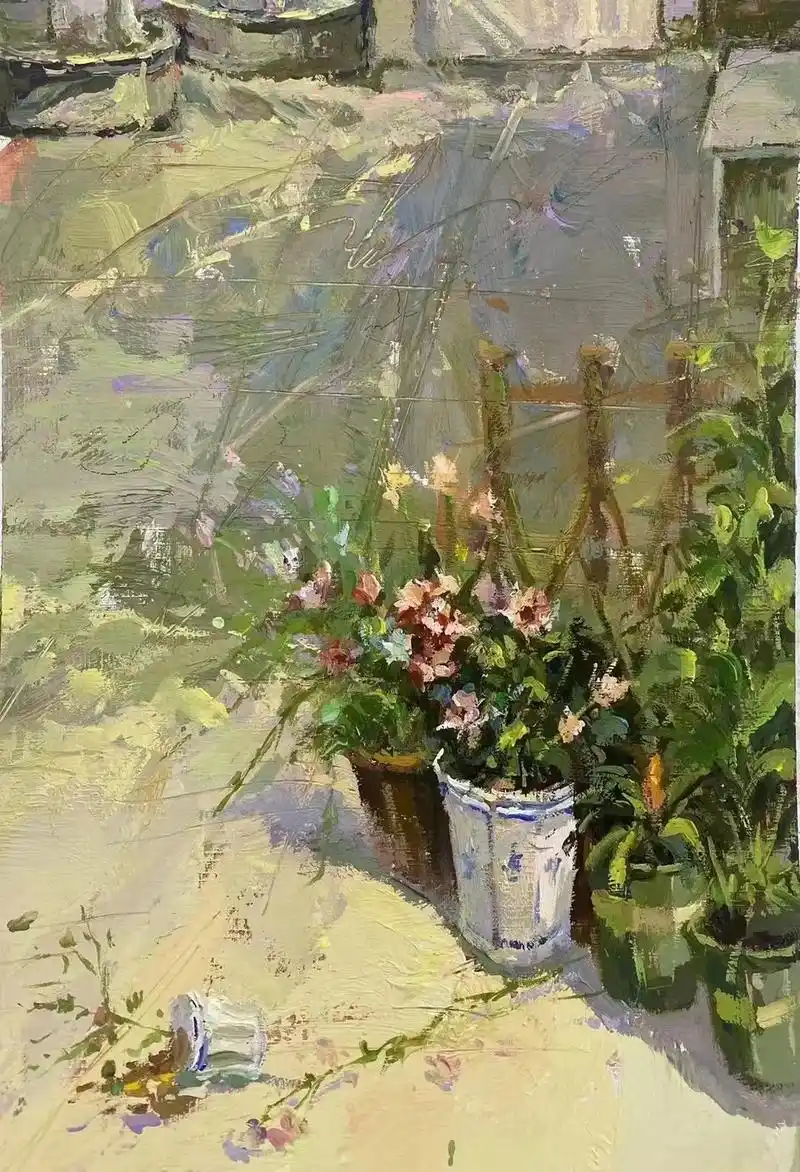 厚一学堂安庆校区宏村写生色彩.#宏村写生 #厚一学堂#风景写 - 抖音