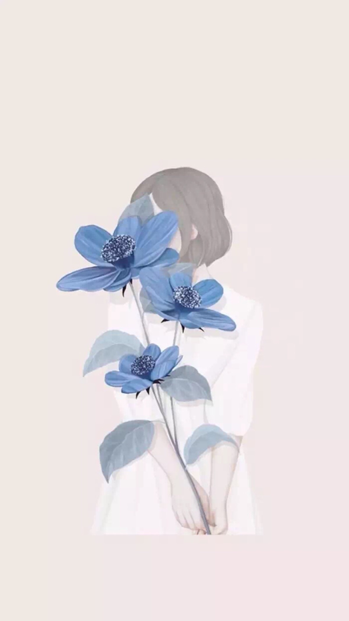 手机壁纸 女生头像 小清新 唯美 简约