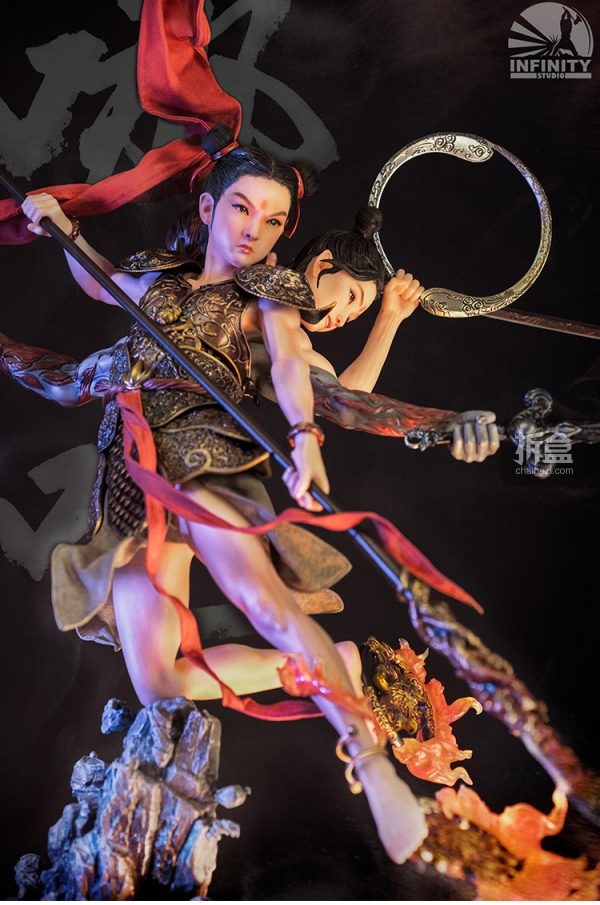 预订信息开天工作室神话收藏系列三头六臂哪吒14雕像