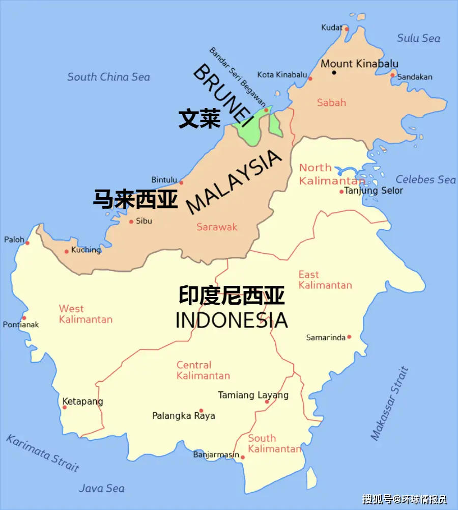 文莱的面积够小了,国土为什么还被马来西亚一分为二?_手机搜狐网
