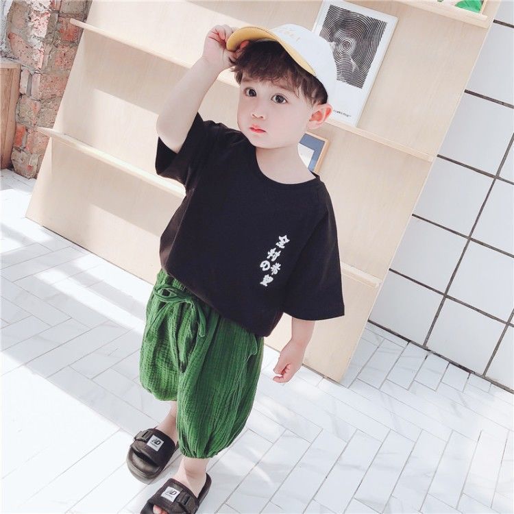 宝宝可爱衣服夏男