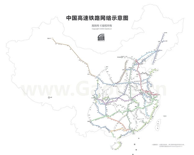 全国高铁线路图