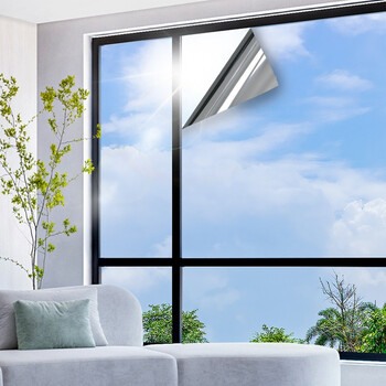 隔热膜遮阳贴膜玻璃贴纸防晒遮光窗户贴纸自粘防窥单向透视隐私玻璃膜