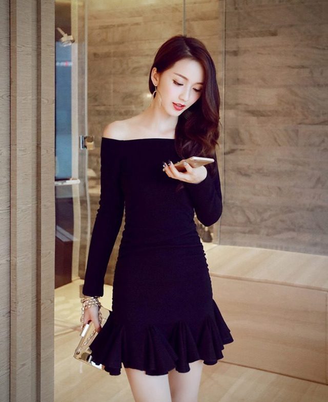 时尚减龄的针织连衣裙,尽显高贵优雅,端庄气质有女人味!