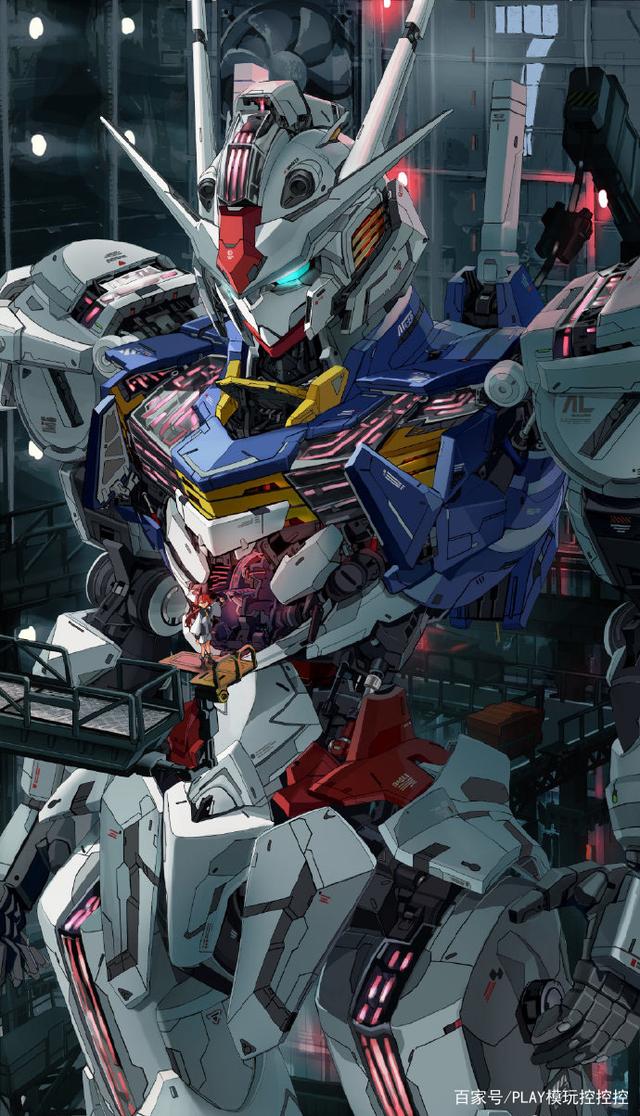很多模友认为它是巴巴托斯,能天使,78高达混搭之后的机体