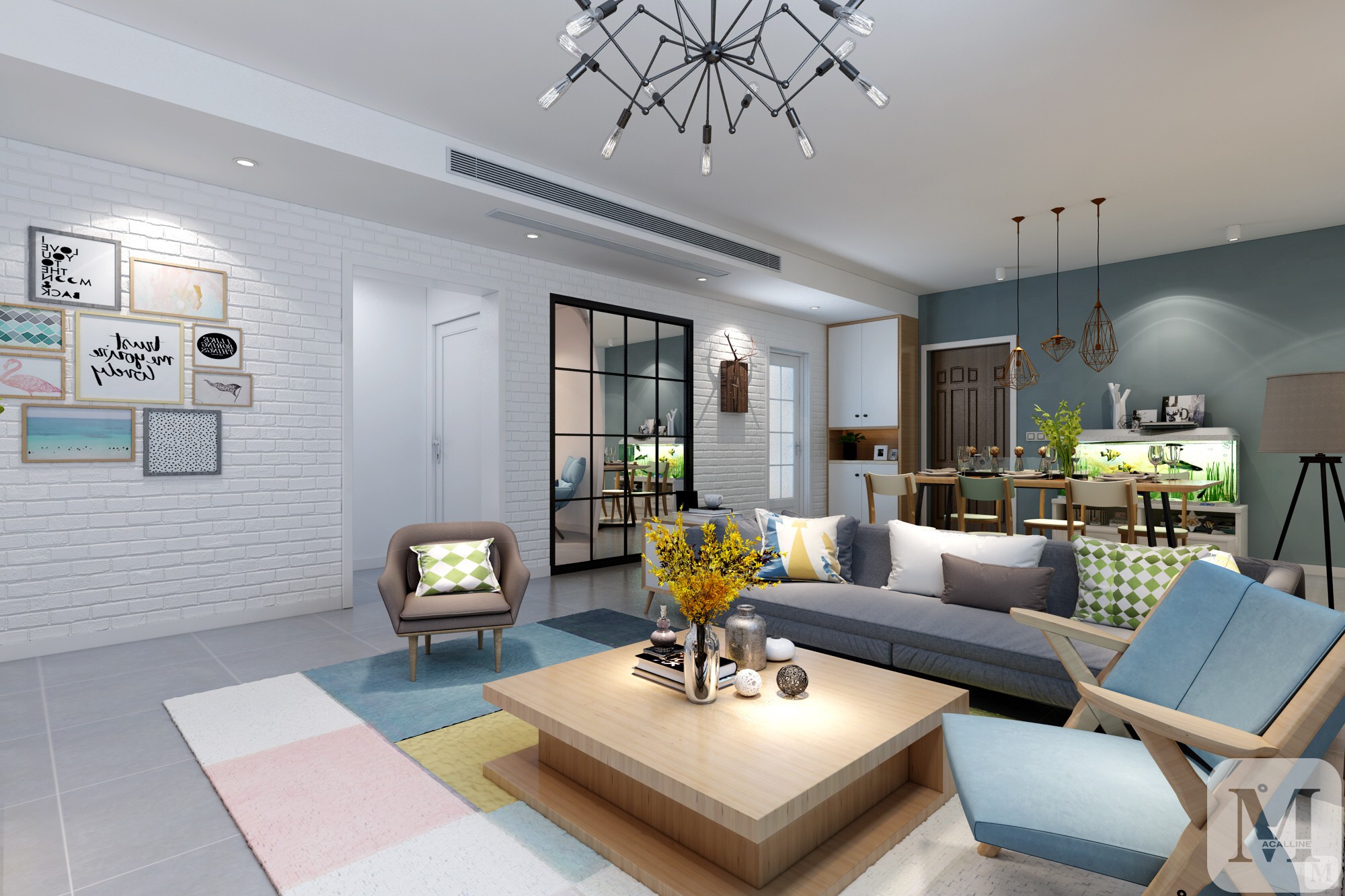 简约客厅沙发装修效果图