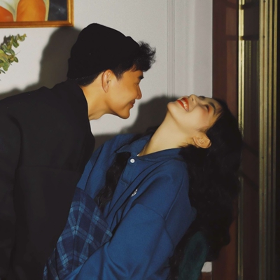 高清甜蜜的港风滤镜情侣头像复古图片