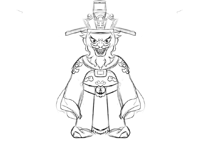 vip威客深圳研图科技有限公司已助雇主圆满完成一款阎王爷形象设计