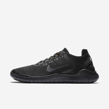 nike耐克跑步鞋free rn 2018男士轻量赤足系列竞速跑鞋 black