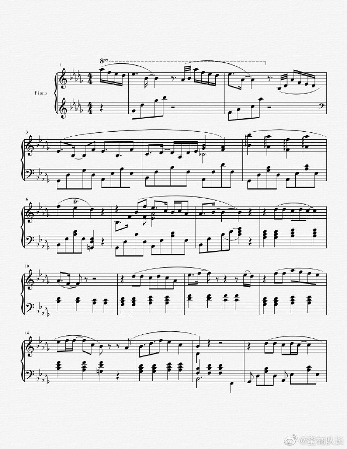 《古画-鞠婧祎》钢琴即兴伴奏五线谱&简谱演奏视频月海栖麟(当时没有