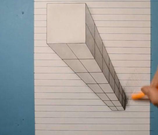 3d立体画教程详解:新手都会画的3d立体画,效果太强!