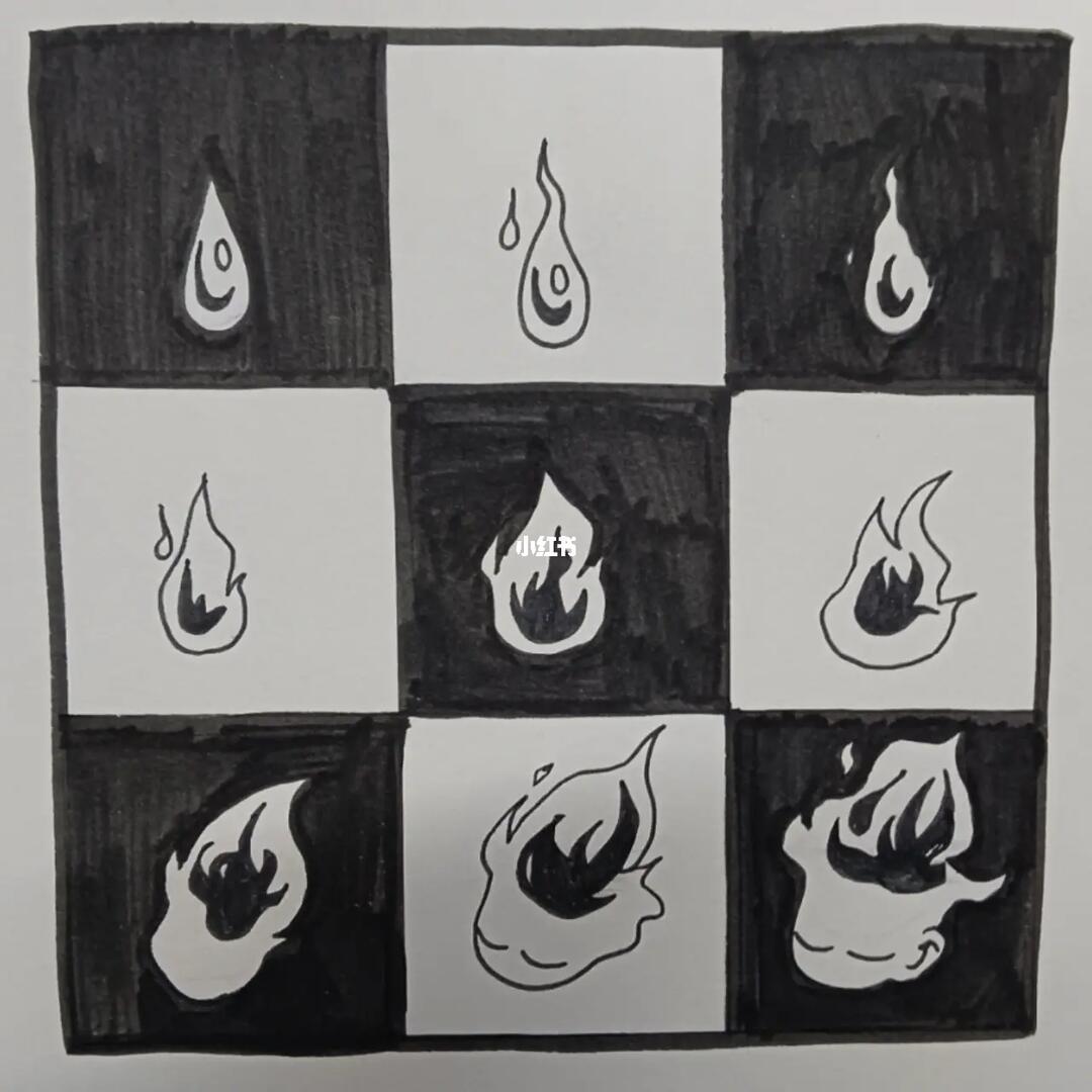 91变成火焰97#综合构成作业  #平面设计  #渐变骨骼 #渐变构成