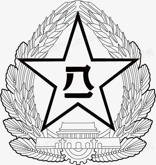 八一军徽图片