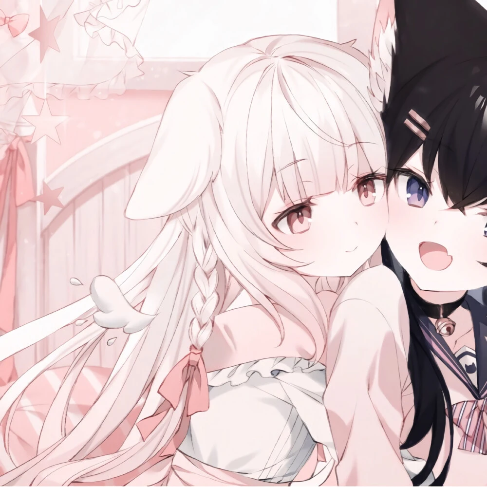 动漫姐妹头把你放在心尖尖