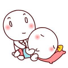 按摩睡觉搂着可爱gif动图_动态图_表情包下载_soogif