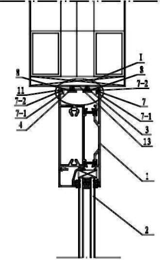 一种新型隔热铝合金平开地弹门-爱企查
