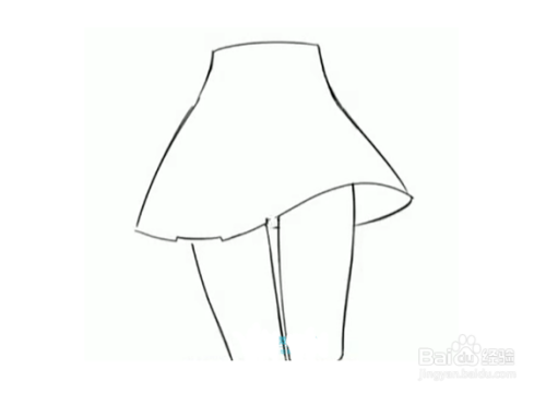 怎么画一条立体感十足的女生短裙?