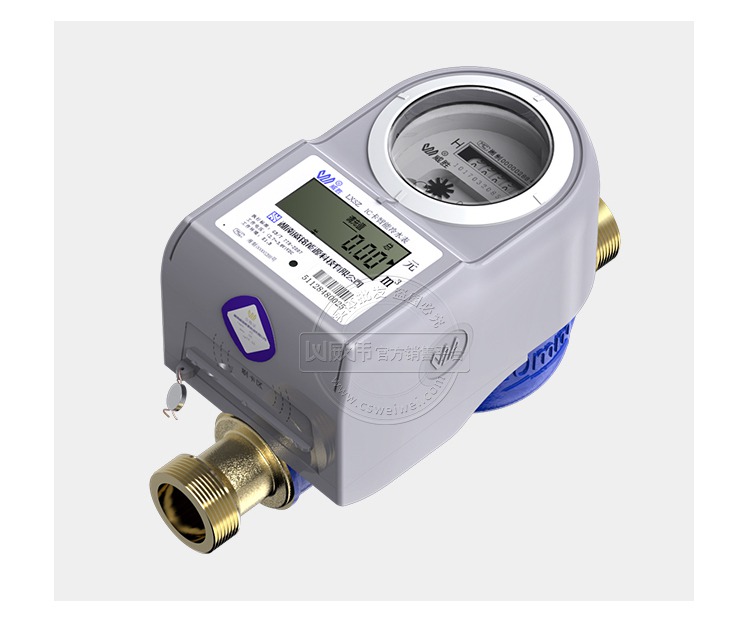 威胜威铭lxsz预付费水表ic卡智能水表插卡水表dn15/20/25冷热水表