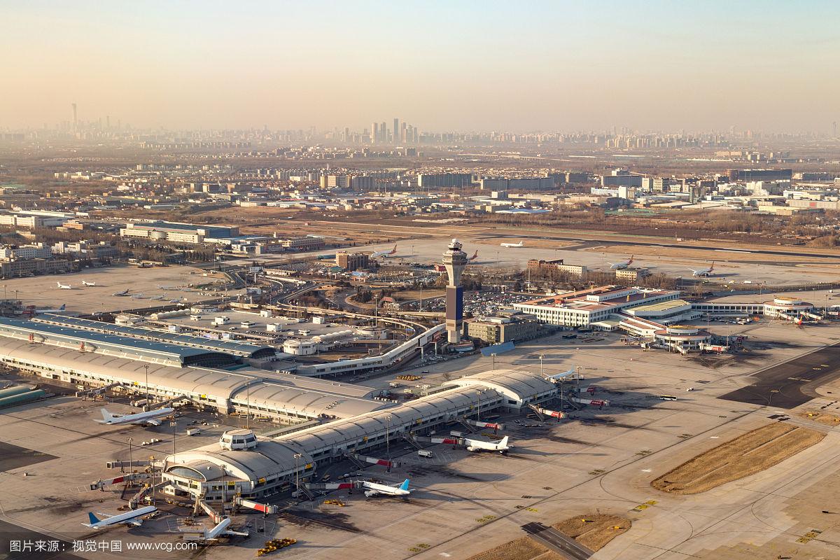 航拍首都国际机场