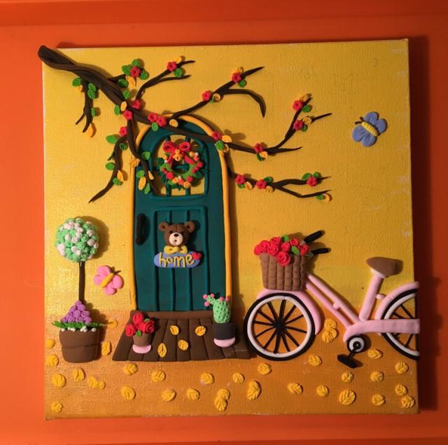 没想到超轻粘土画这么好玩,孩子都在家玩疯了