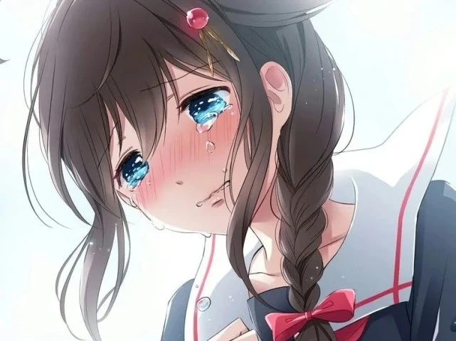 动漫头像丨美女哭泣