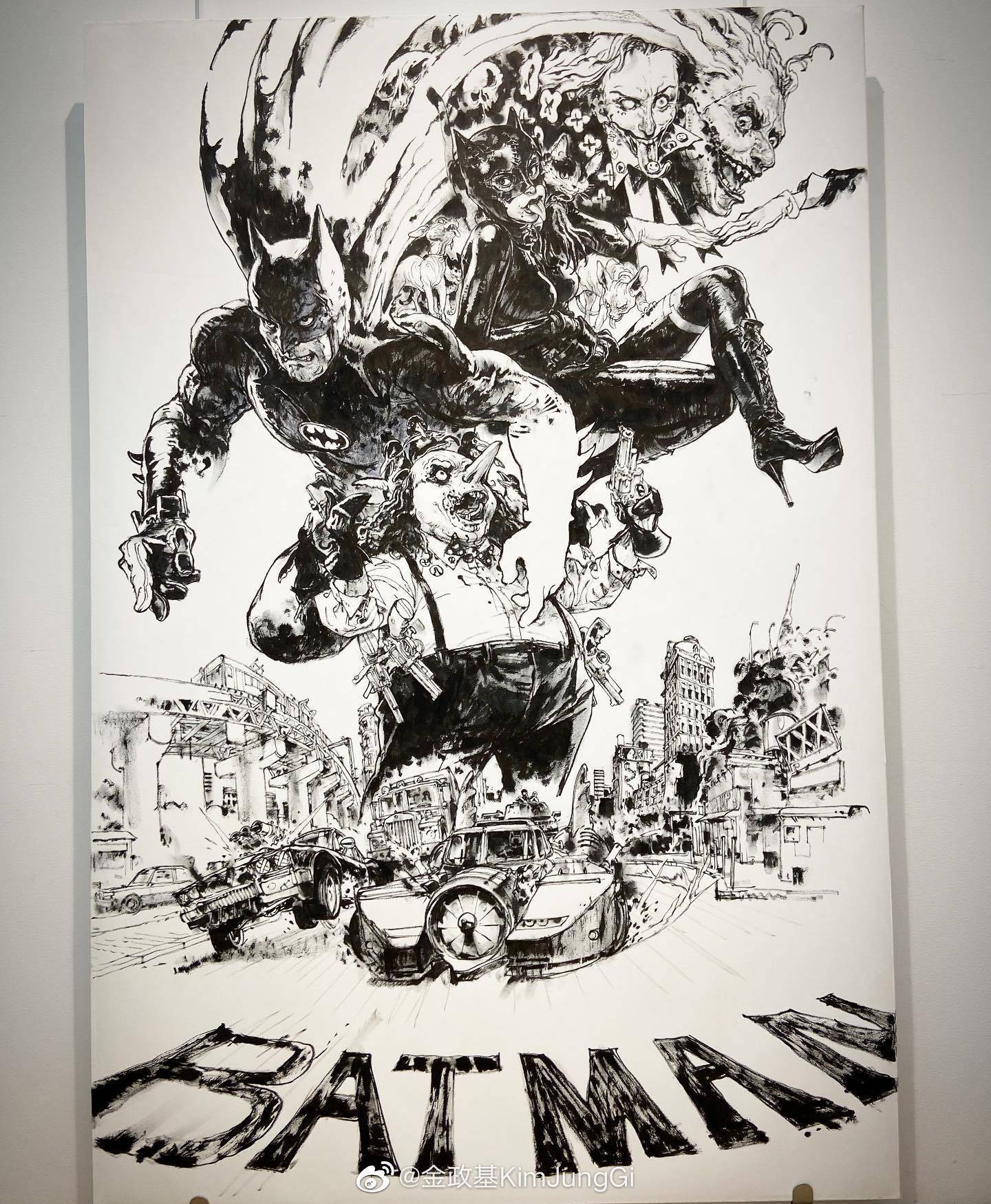 速写大师,漫画家金政基去世,年仅47岁 几天前还去法甲赛场作画_作品