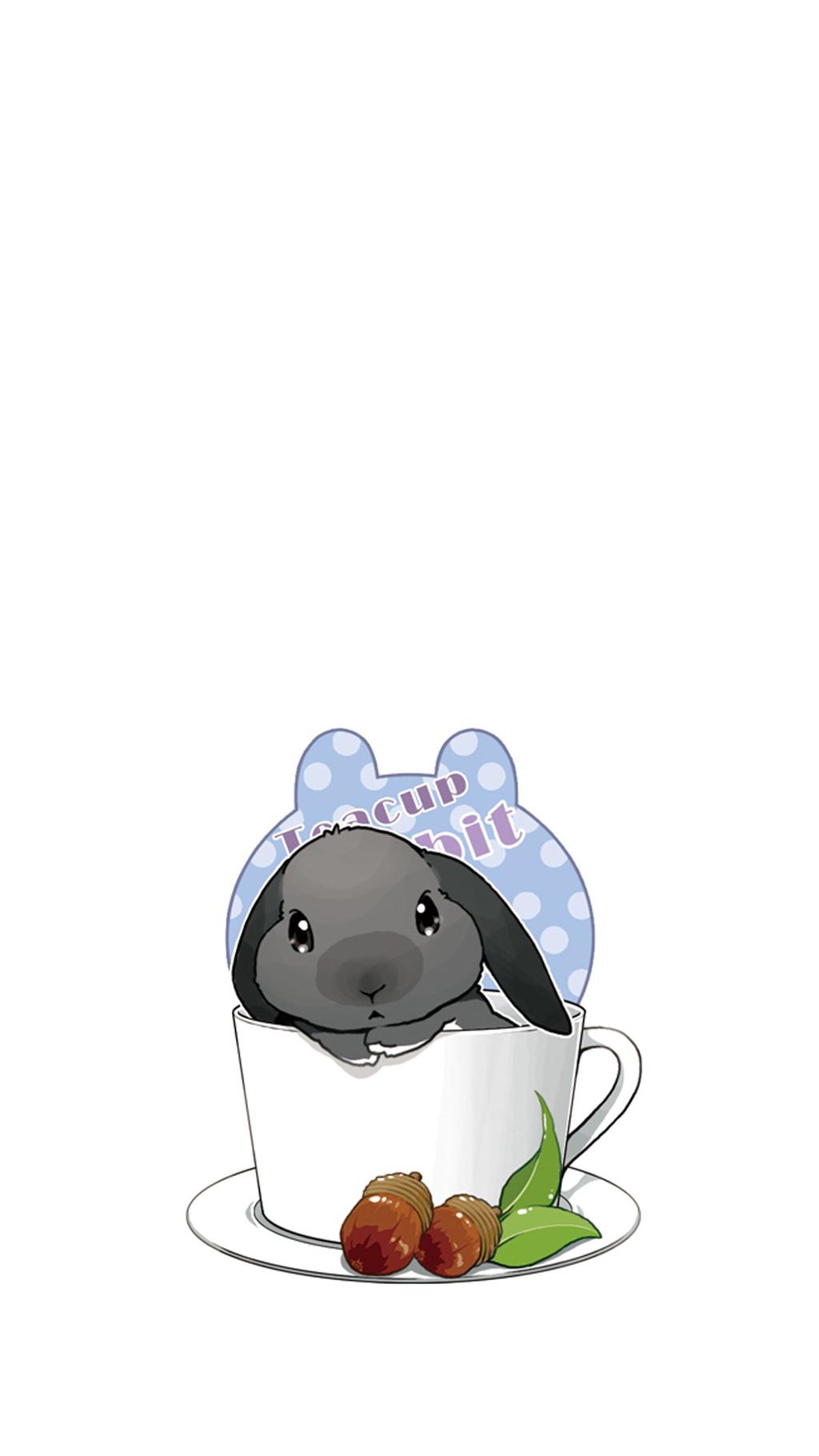 超萌可爱卡通兔子