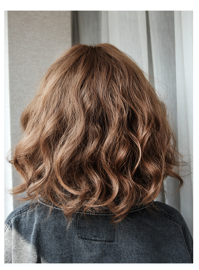 假发女短发短卷发玉米烫bobo韩国波波头可爱网红圆脸泡面卷发套头