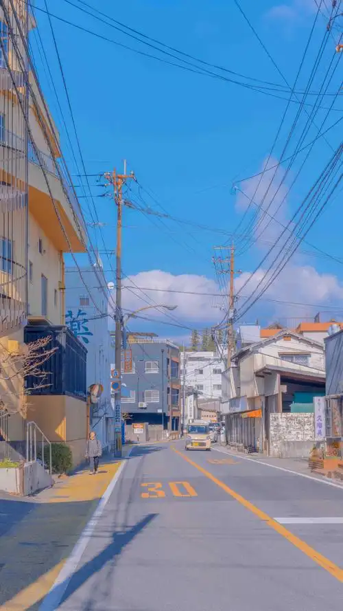 日本福冈市清新迷人治愈系街景