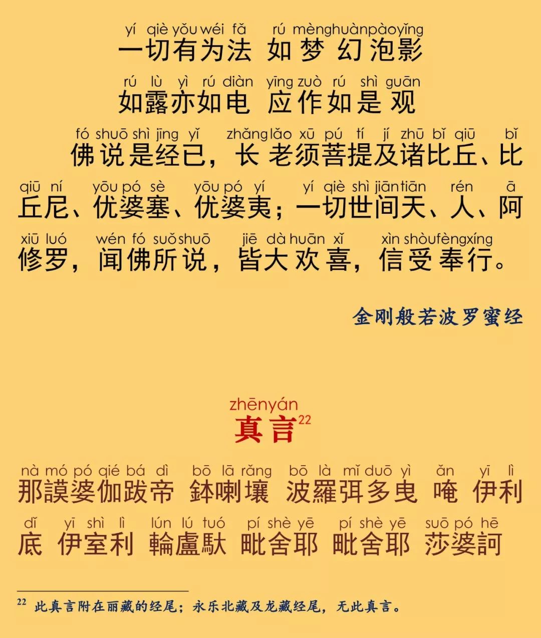 金刚般若波罗蜜经(简体注音版)