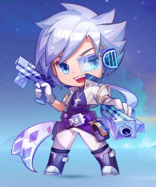 酷跑英雄小飞x小帅简笔画