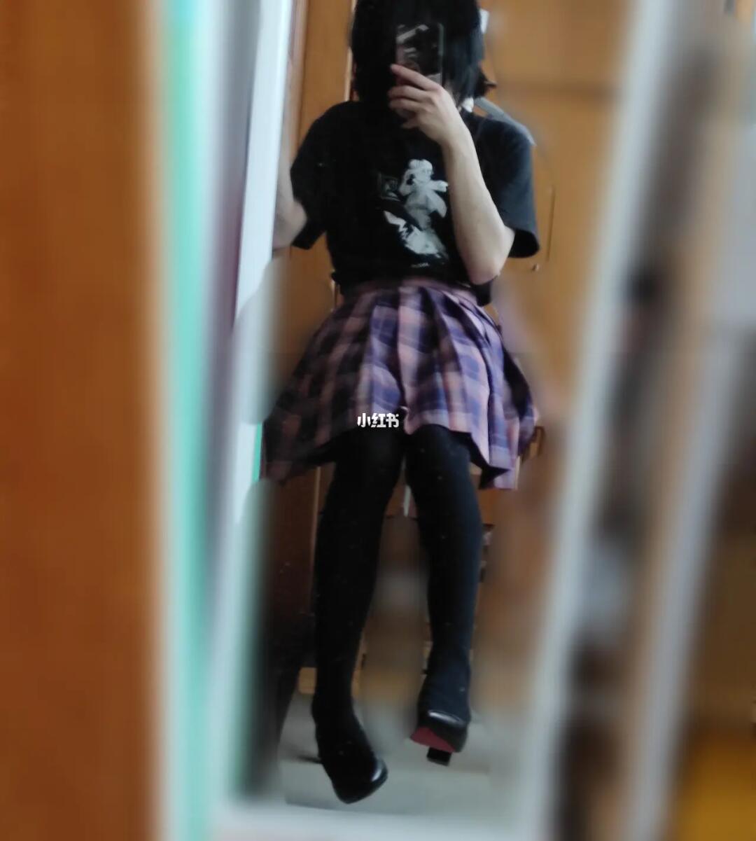 男高中生第一次女装