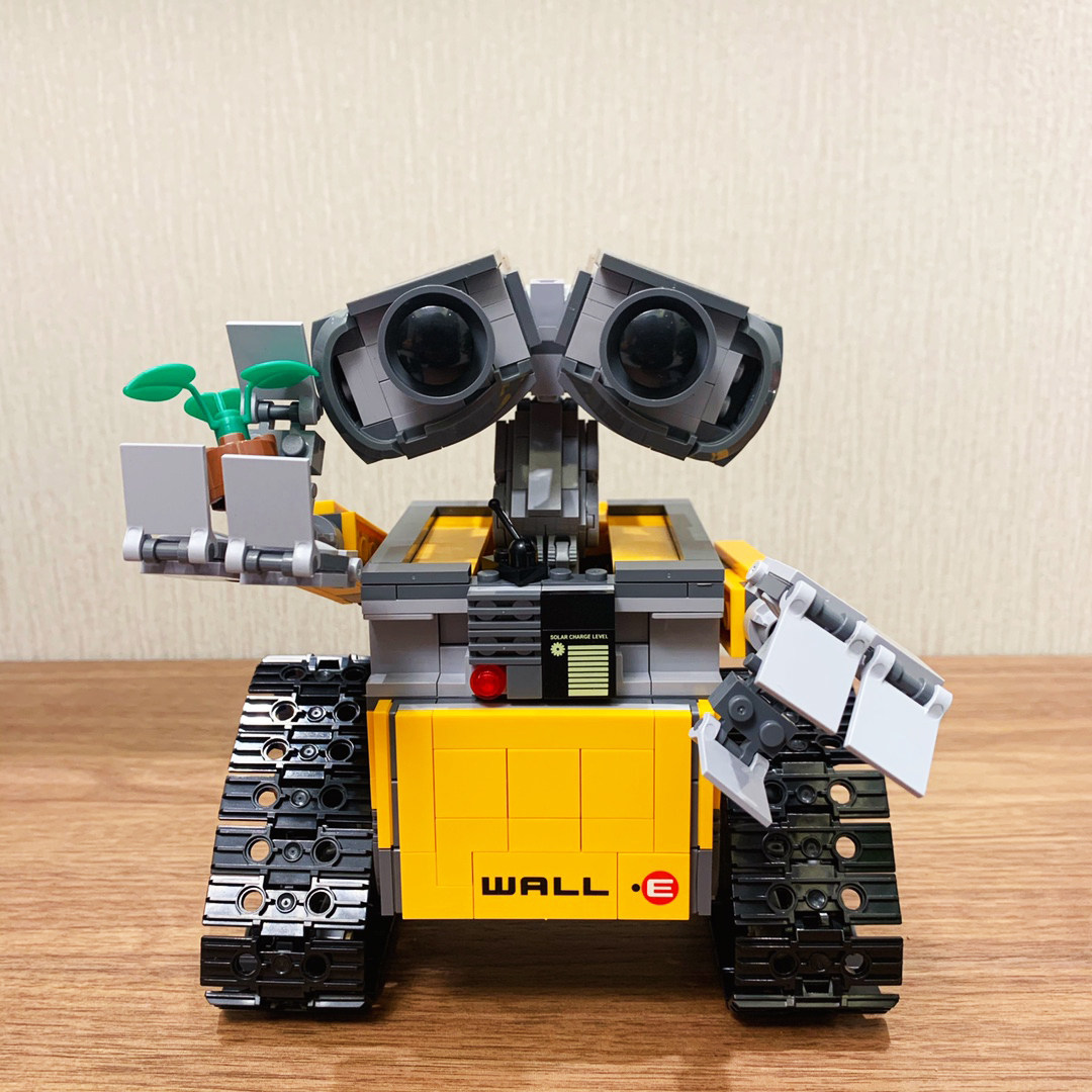 乐高瓦力机器人总动员模型儿童益智拼装玩具积木男孩子小颗粒拼图