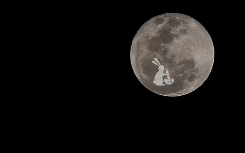 月亮,超级月亮,圆月,夜空美景,自然美景,黑色背景,风光,壁纸超级月亮