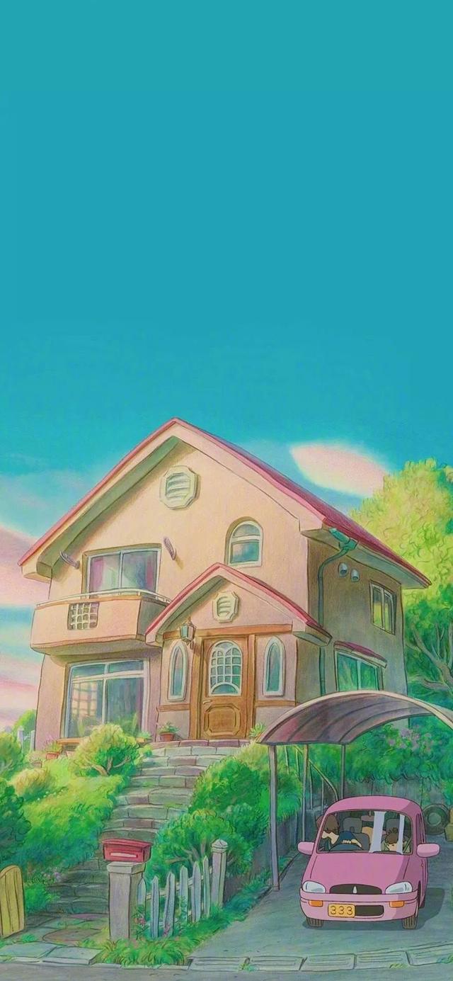 (宫崎骏唯美治愈系动漫风景壁纸)