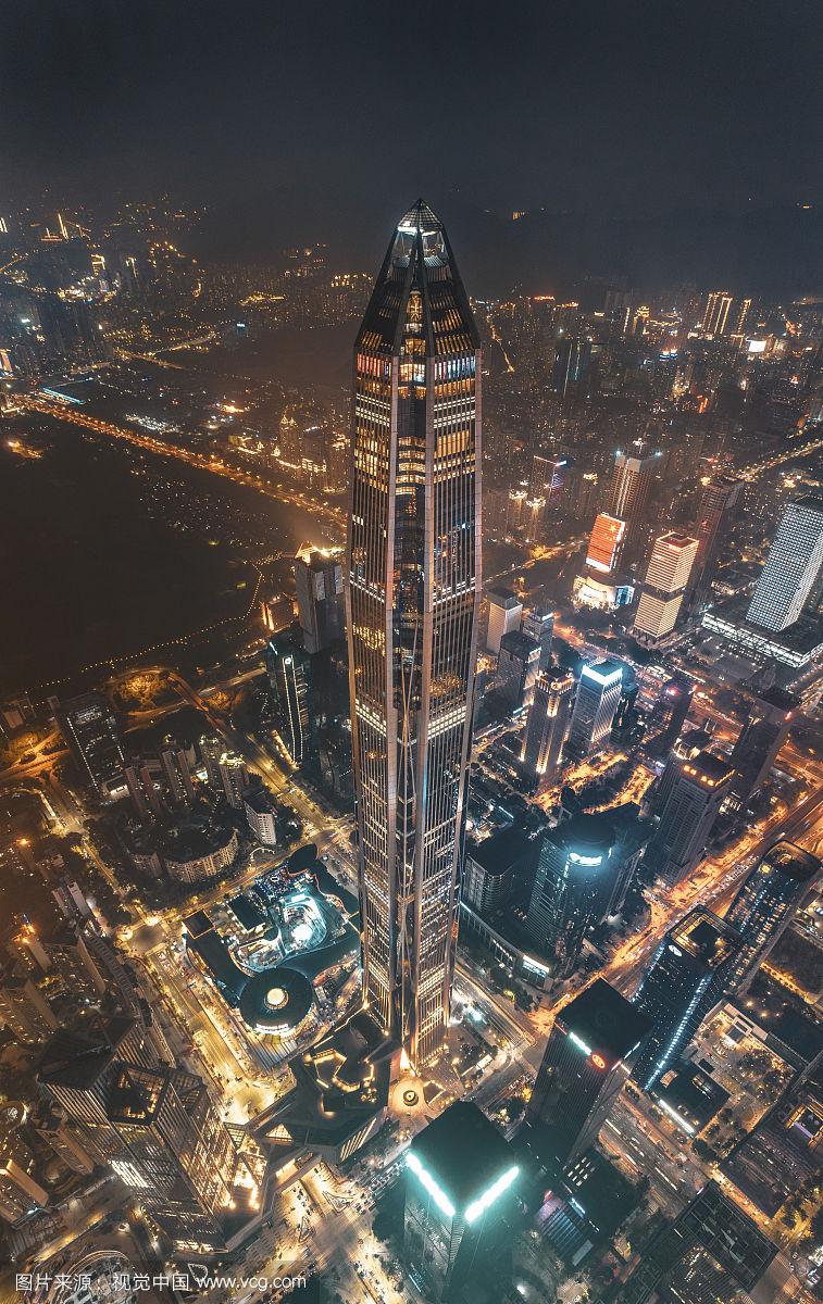 平安金融大厦夜景